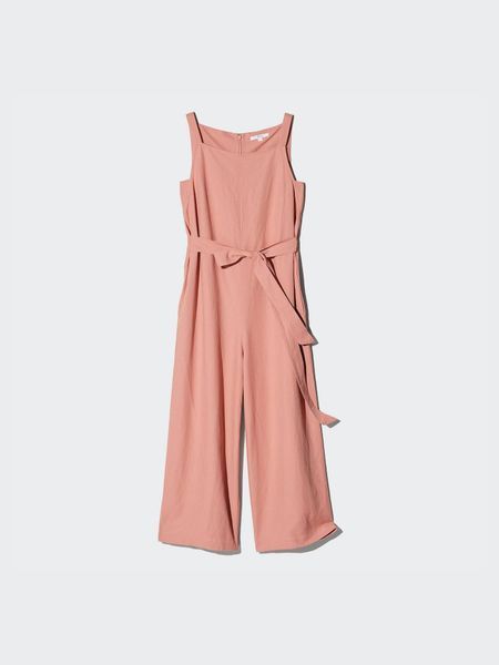 Комбінезон Uniqlo світло-помаранчевий Linen Blend Jumpsuit 7803 фото