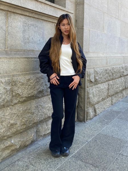 Джинсы Uniqlo черные Bootcut Jeans 8524 фото