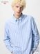 Сорочка Uniqlo+JW Anderson блакитна Oversized Oxford Long Sleeve Shirt 811911 фото 1
