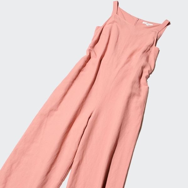 Комбінезон Uniqlo світло-помаранчевий Linen Blend Jumpsuit 7803 фото