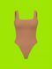 Боді бежеве Victoria's Secret Bodywear by Victoria's Secret with FeatherSoft&trade; Innovation Square-Neck Tank Bodysuit 8497 фото 3