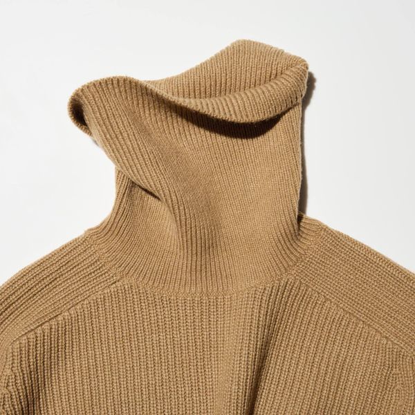 Светр Uniqlo:C чорний подовжений Knitted Mini Dress 7995 фото