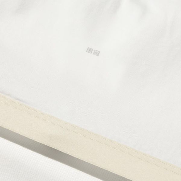 Топ Uniqlo черный V-Neck Bra Top 85581 фото