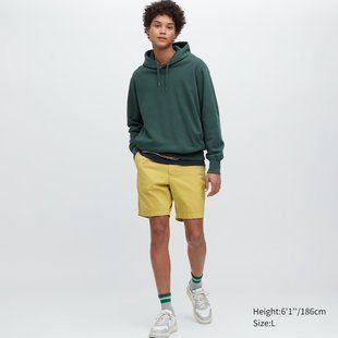 Шорты-чинос Uniqlo желтые 66521 фото