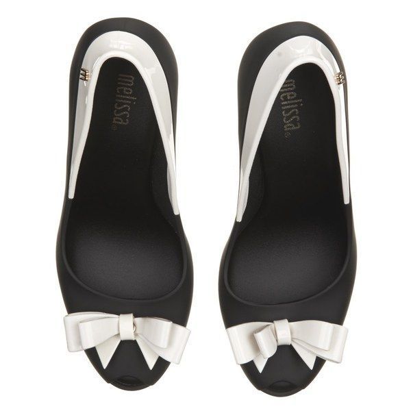 Чорні босоніжки "Queen" на платформі Melissa 1457 фото