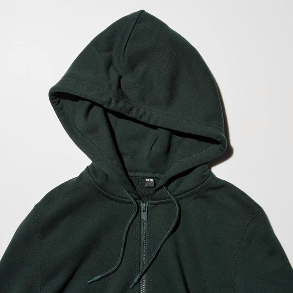 Худі Uniqlo біла Sweat Full-Zip Hoodie 83161 фото
