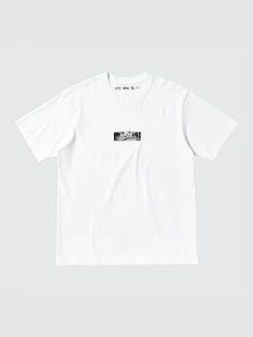 Футболка Uniqlo бiла TV animation ONE PIECE 25th UT Graphic T-Shirt  7059 фото