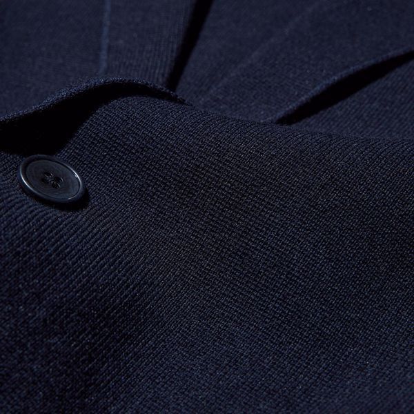 Жакет Uniqlo темно-синий Milano Ribbed Jacket 85471 фото