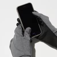 Перчатки Uniqlo сірі з серії Heattech 7859 фото