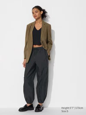 Штани Uniqlo чорнi Parachute Trousers 6908 фото