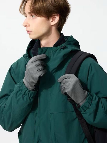 Перчатки Uniqlo сірі з серії Heattech 7859 фото