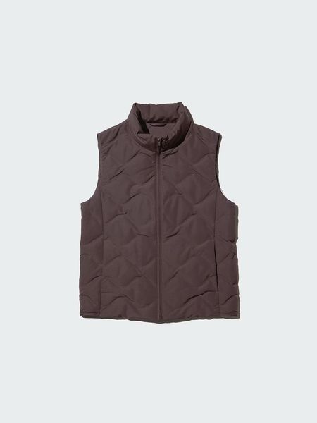 Жилетка Uniqlo чорна PUFFERTECH Seamless Vest 81751 фото