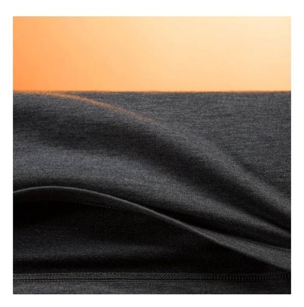 Лонгслив Uniqlo бежевый из серии HEATTECH Cotton Scoop Neck L/S T-shirt (Extra Warm) 7545 фото
