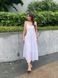 Платье Uniqlo белое Crinkle Cotton Camisole Dress  7358 фото 3