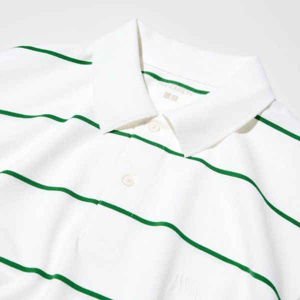 Футболка-поло Uniqlo+JW Anderson в смужку DRY Piqu&eacute; T-Shirt 7892 фото